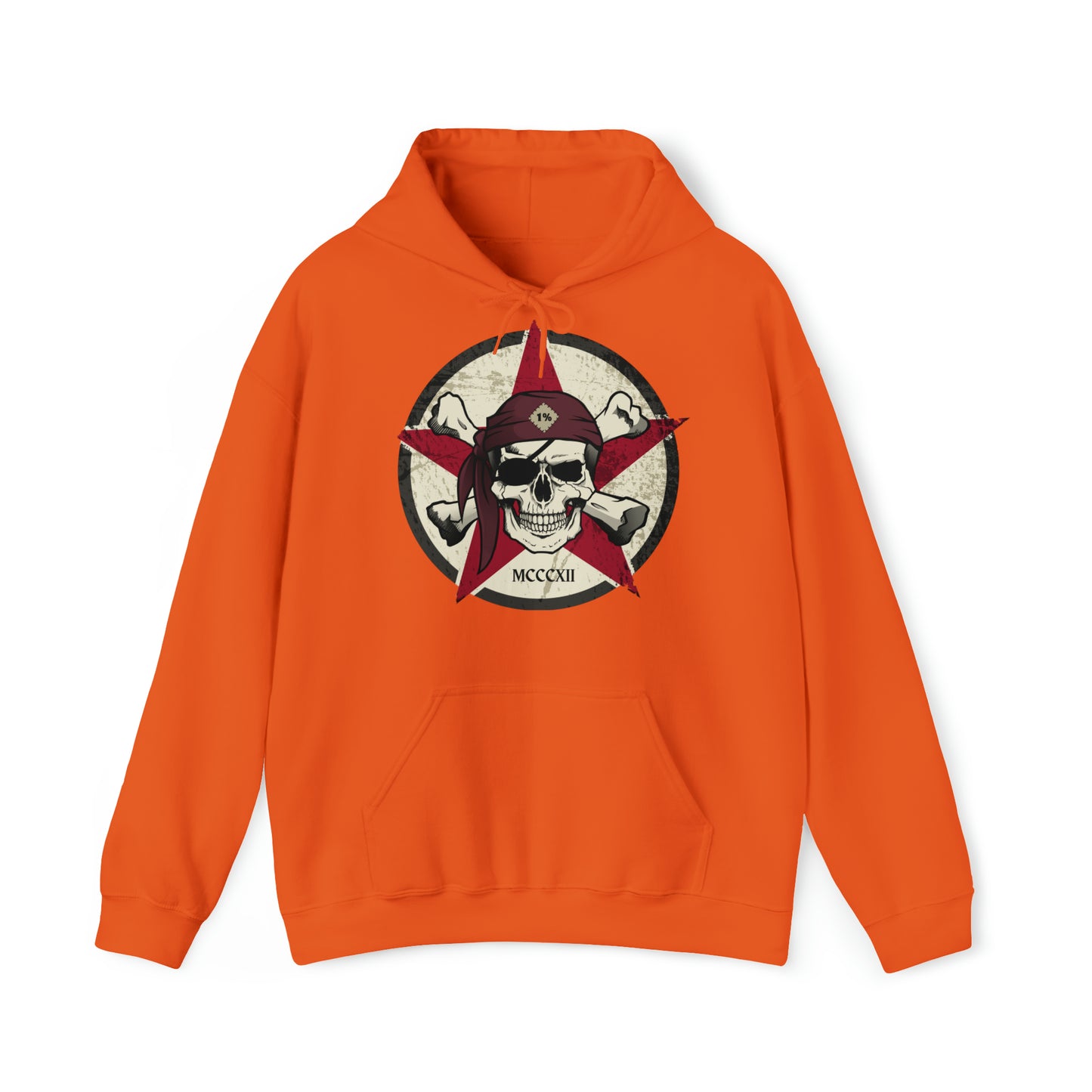 Unisex Hoodie Outlaw Biker Skull