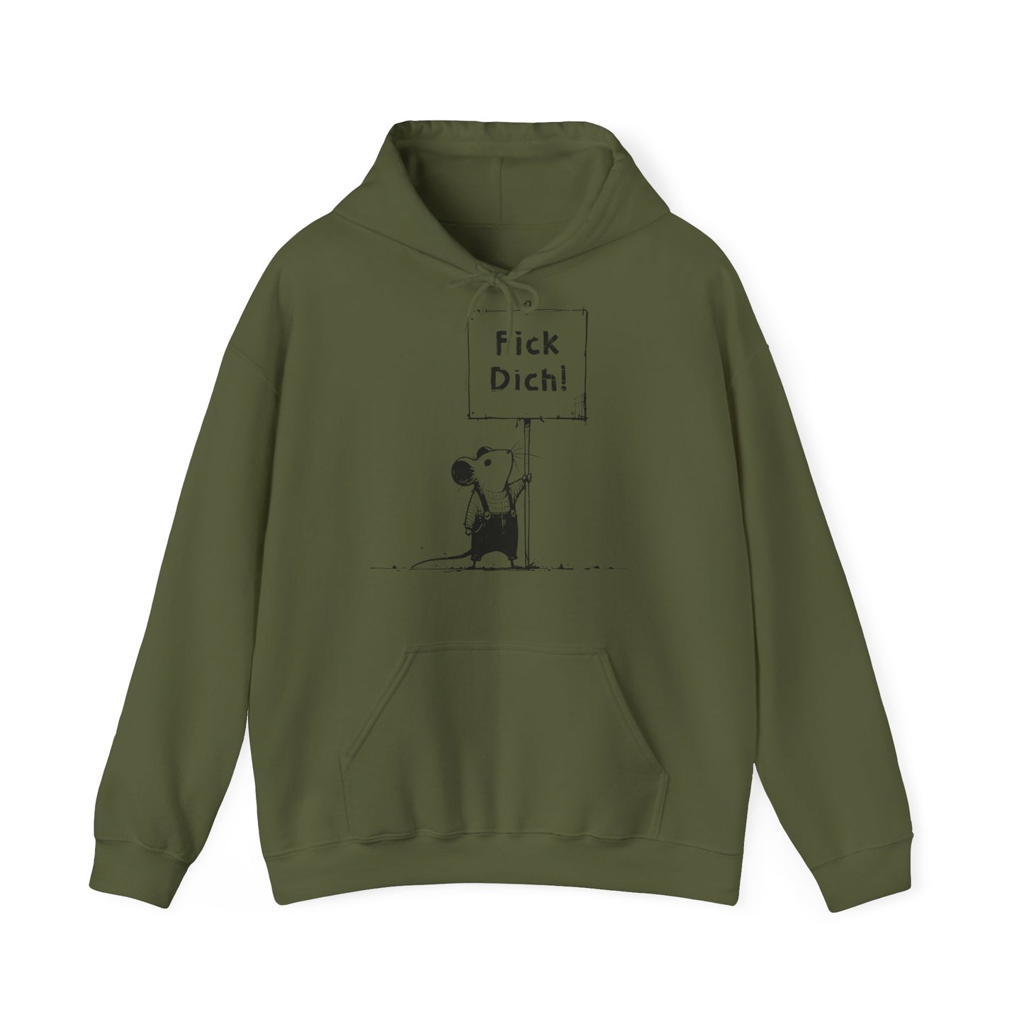 Unisex Hoodie Fick Dich! Maus