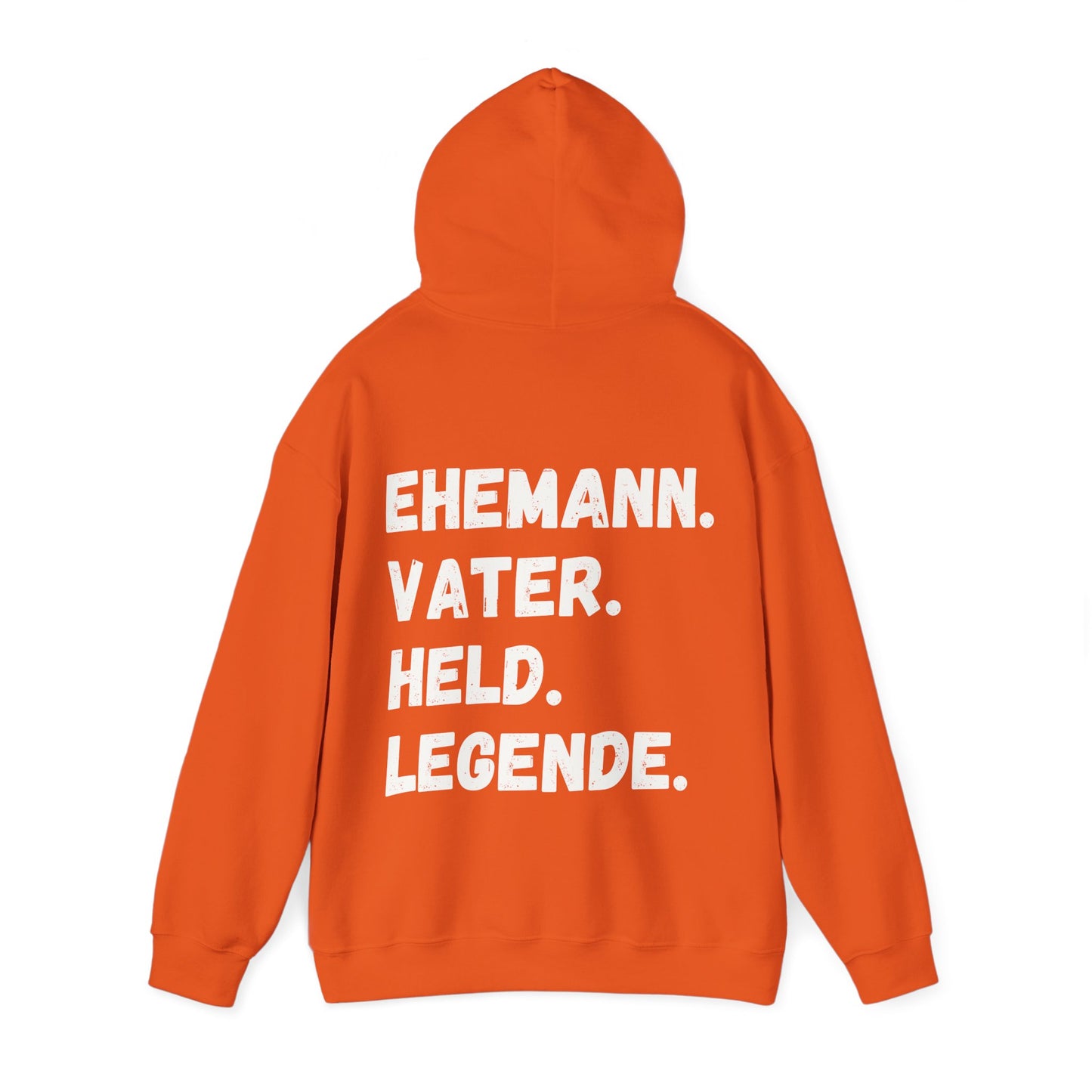 Unisex Hoodie Ehemann. Vater. Held. Legende.