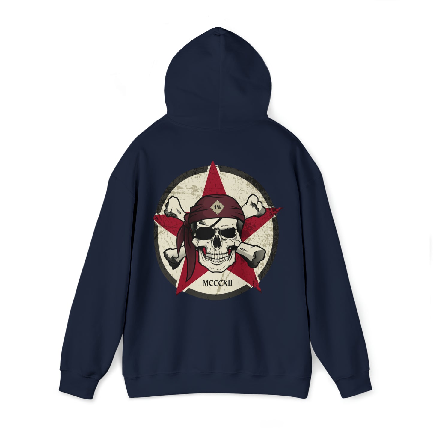 Unisex Hoodie Outlaw Biker Skull