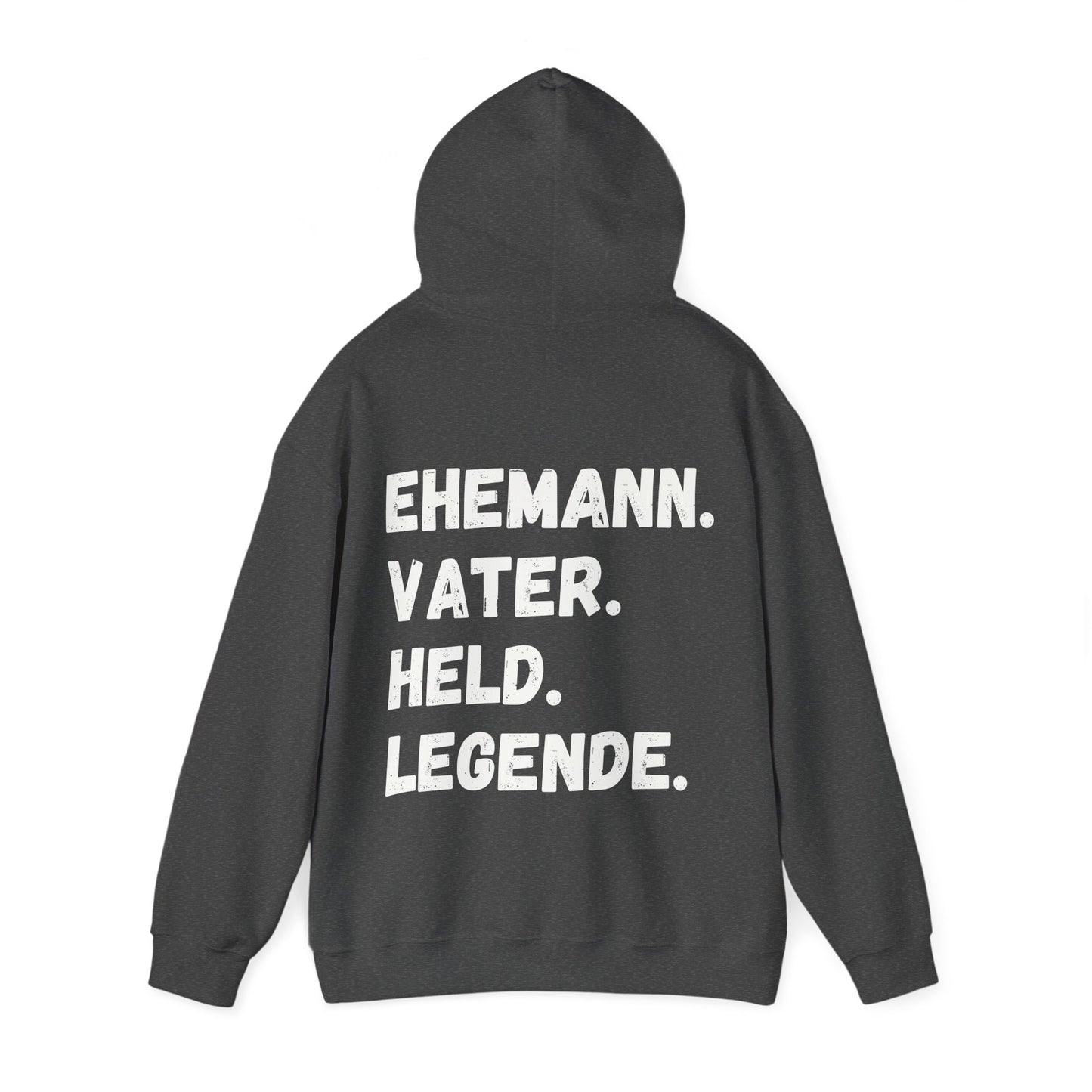 Unisex Hoodie Ehemann. Vater. Held. Legende.