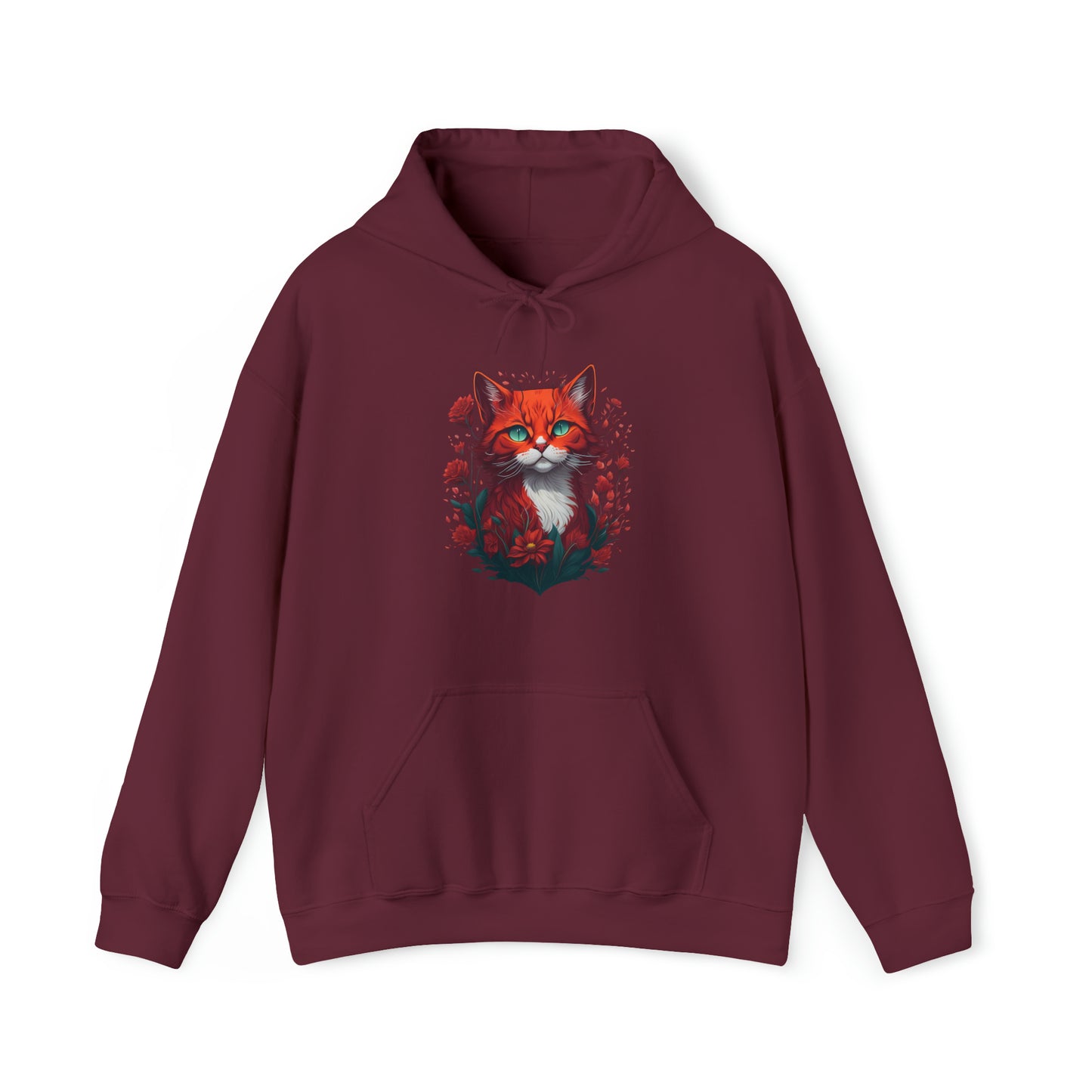 Unisex Hoodie Roter Kater