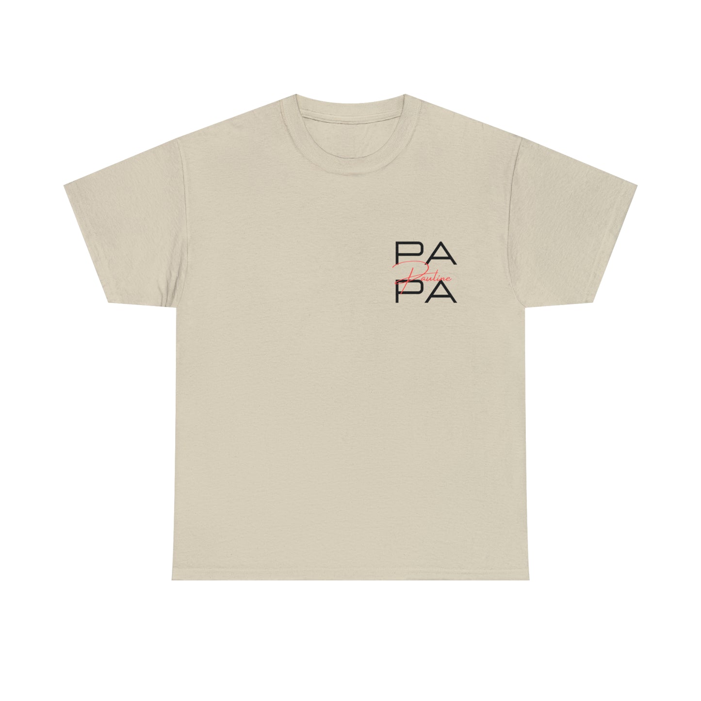 Personalisiertes Unisex T-Shirt Papa und Namen
