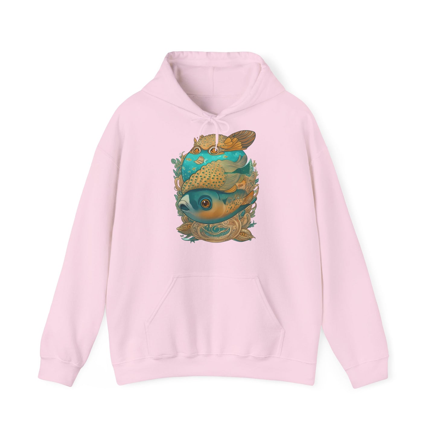 Unisex Hoodie Surrealistische Fische