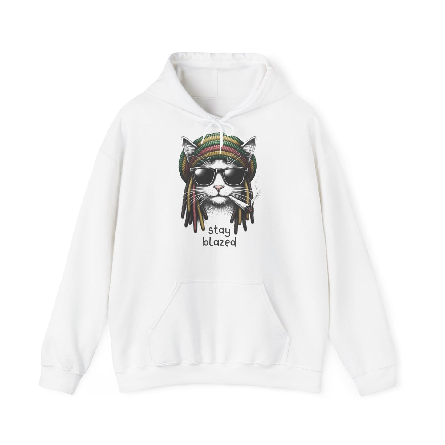 Unisex Hoodie Rasta-Cat stay blazed