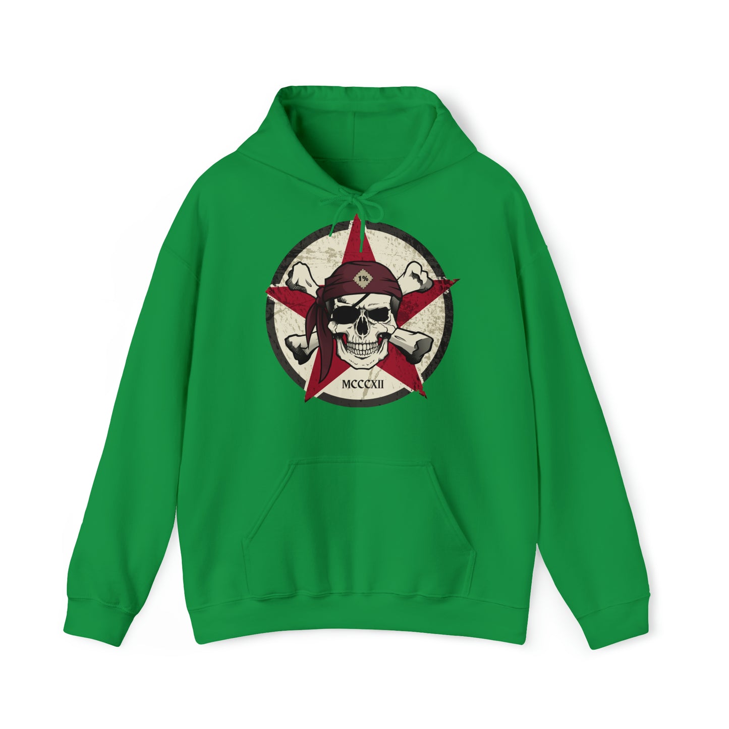 Unisex Hoodie Outlaw Biker Skull