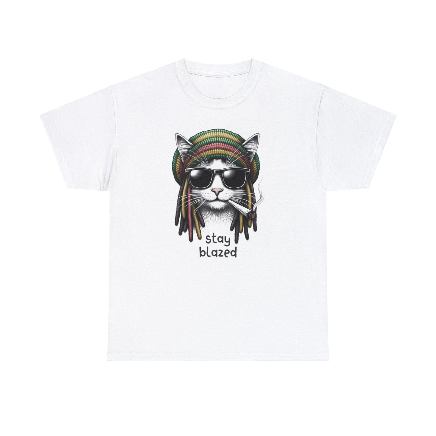 Unisex T-Shirt Rasta-Cat stay blazed