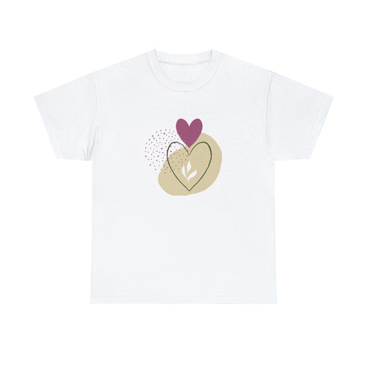 Unisex T-Shirt Boho Print Herz