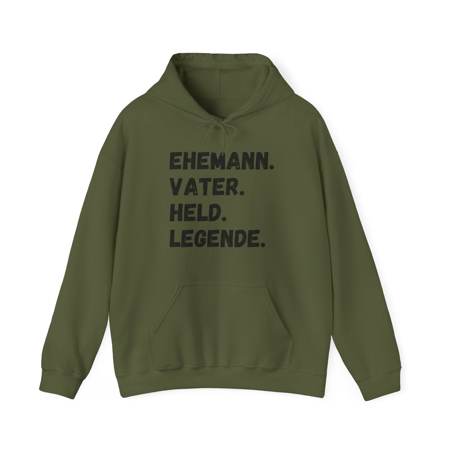 Unisex Hoodie Ehemann. Vater. Held. Legende.