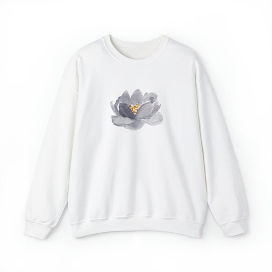 Unisex Sweatshirt Lotusblume Aquarell